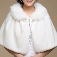 Winter wedding faux fur