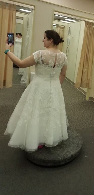 How many dresses have you tried on? 2