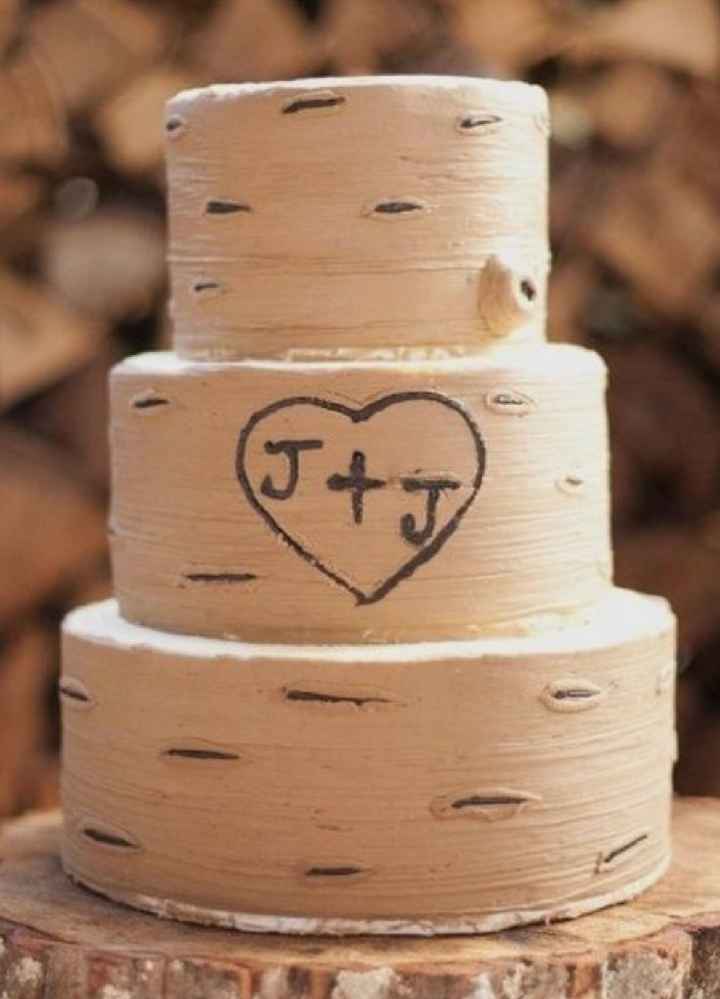 How many tiers in your wedding cake? - 1