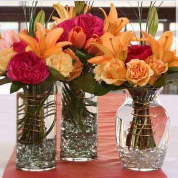 Centerpieces - White or Colorful? - 1