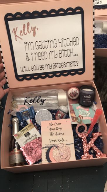 Bridesmaid proposal bags/boxes - 1
