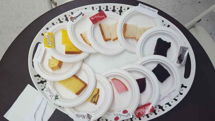 What is a cake tasting?