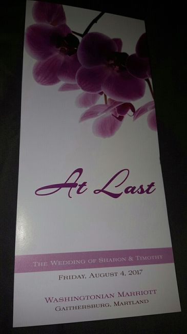 Wedding Programs HELP!