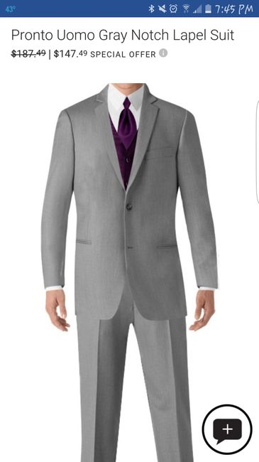 What are your grooms and groomsmen wearing on your big day?