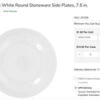 Plastic, paper or ceramic plates - 1