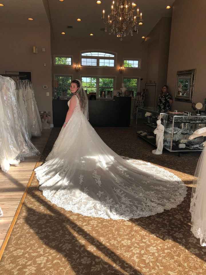 I fell in love with this Demetrios dress (: 
