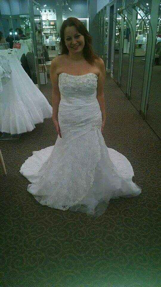 First wedding dress fitting