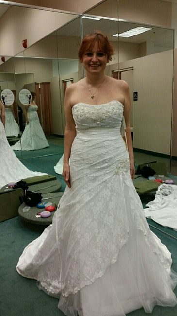 My dress is in...now I want to see yours!