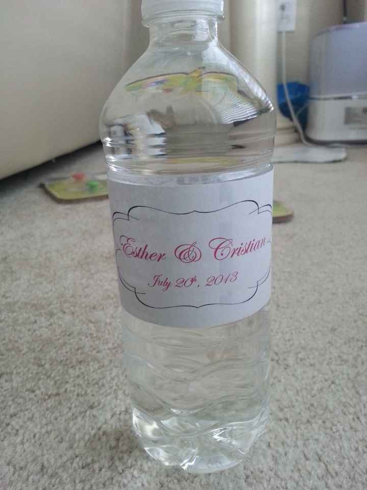 DIY Water Bottle Labels Check it out!!