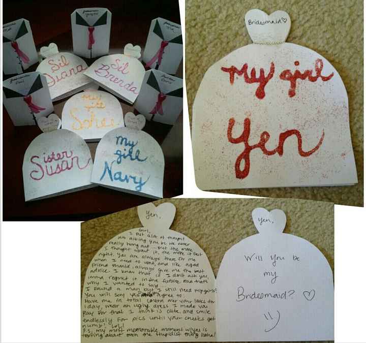 DIY Bridal Party Invitations