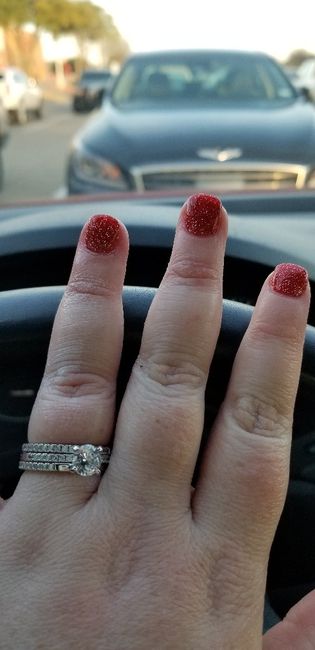 Did you wear a different ring while yours was being cleaned? 1