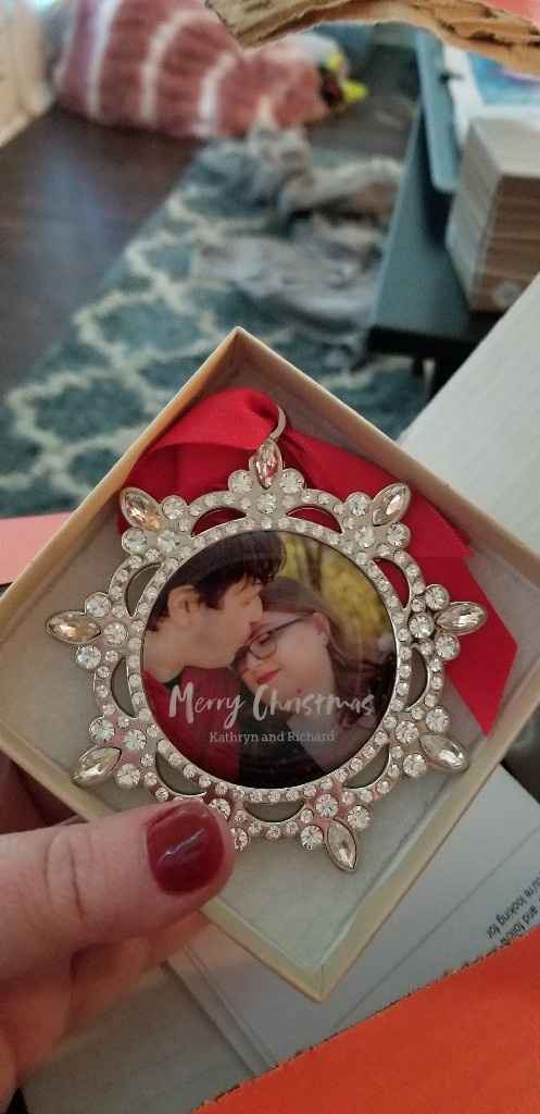 Christmas time! Special engagement or wedding or honeymoon ornaments? - 1