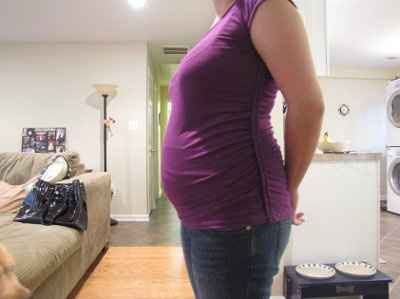 BR: 15 week belly pic and twin ultrasound