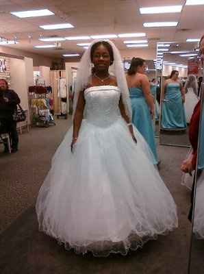 me in my dress....