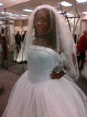 me in my dress....