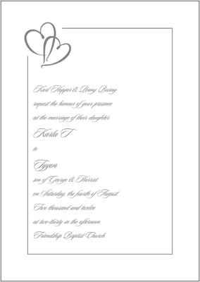 just ordered my invites.........