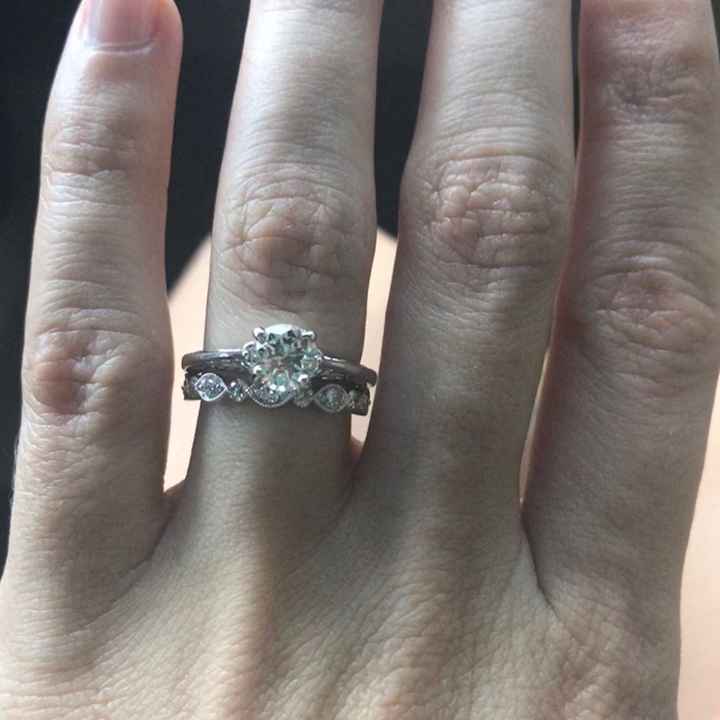  Solitaire ring - what kind of band - 1
