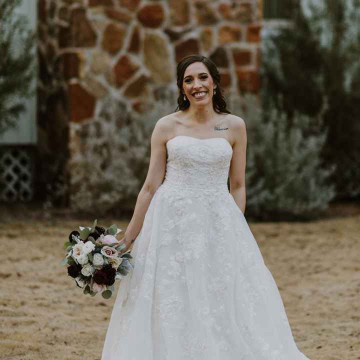 Please show your wedding dress, ladies - 1