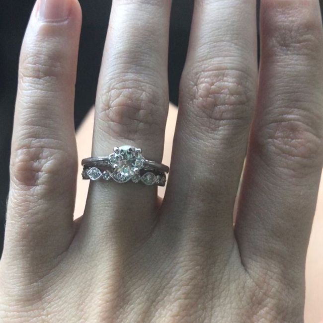  Solitaire ring - what kind of band - 1