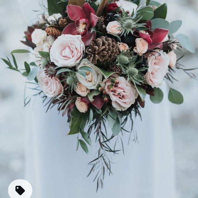 Flower colors for winter wedding 2