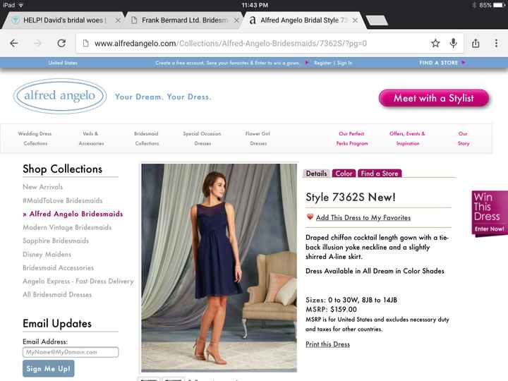 HELP! David's bridal woes