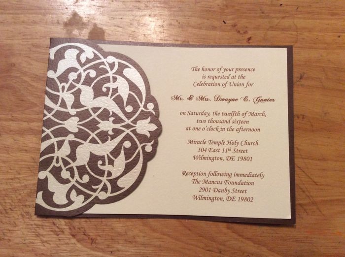 Invitations !!!