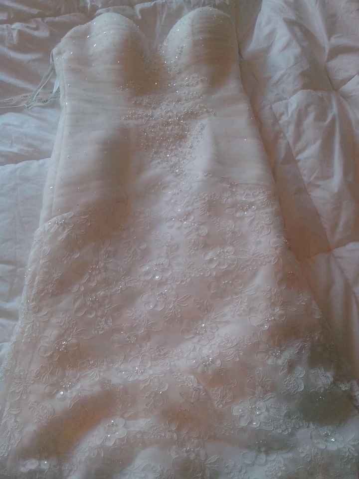 Davids Bridal Dress- it's handwashable!