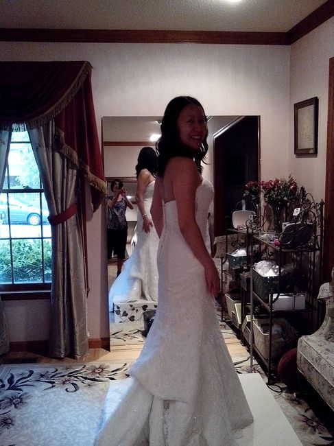 Married Gals! Before and After in your Wedding Dress...