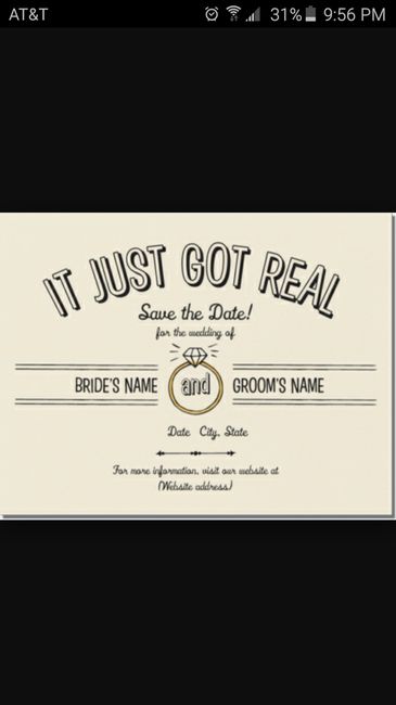 Pictureless Save the Dates - Anyone done it??