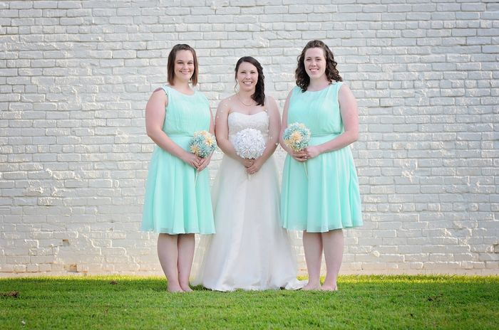 Medium length bridal hair