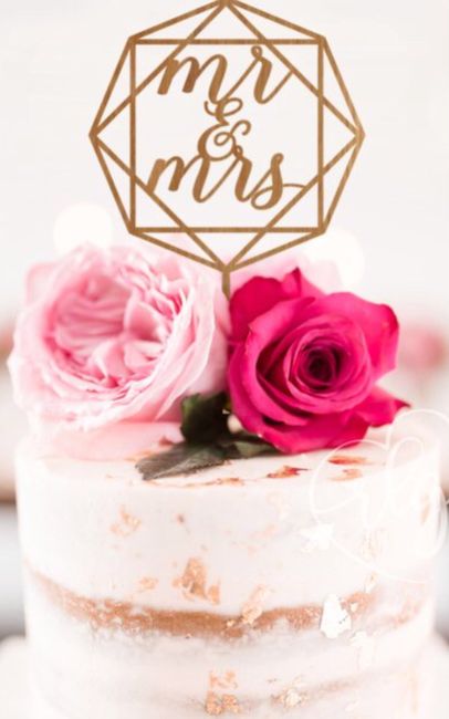 What cake topper did you pick? - 1