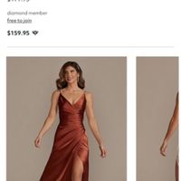 Help-pashmina Color for David’s Bridal Cinnamon Dress - 1