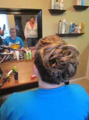 Hair and makeup trial pics!