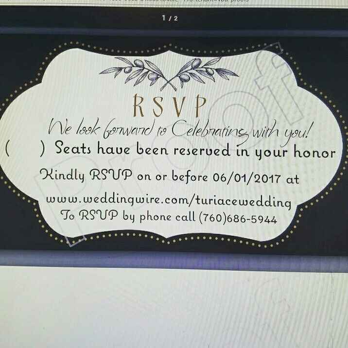 Vistaprint invites (Update)