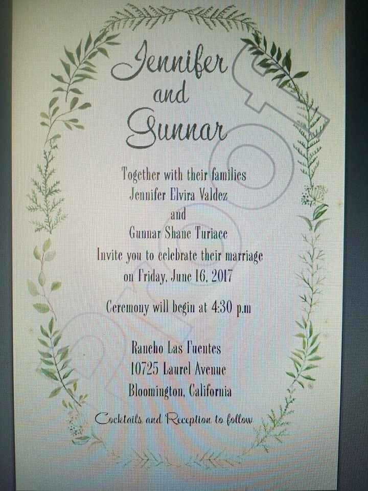 Show me your invitations