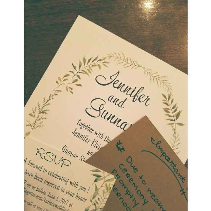 Let's see those Save the Dates and invites!