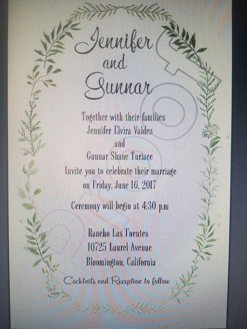 Vistaprint invites (Update)