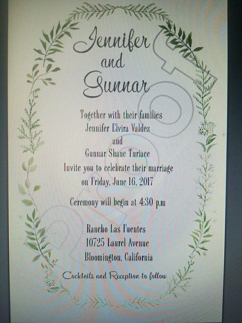 Show me your invitations