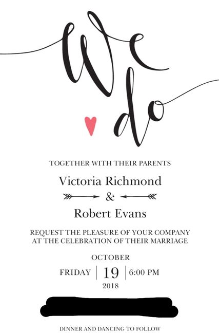Show & Tell: Your Wedding Invites - 1
