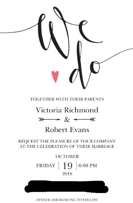 Wedding Invitations - 1