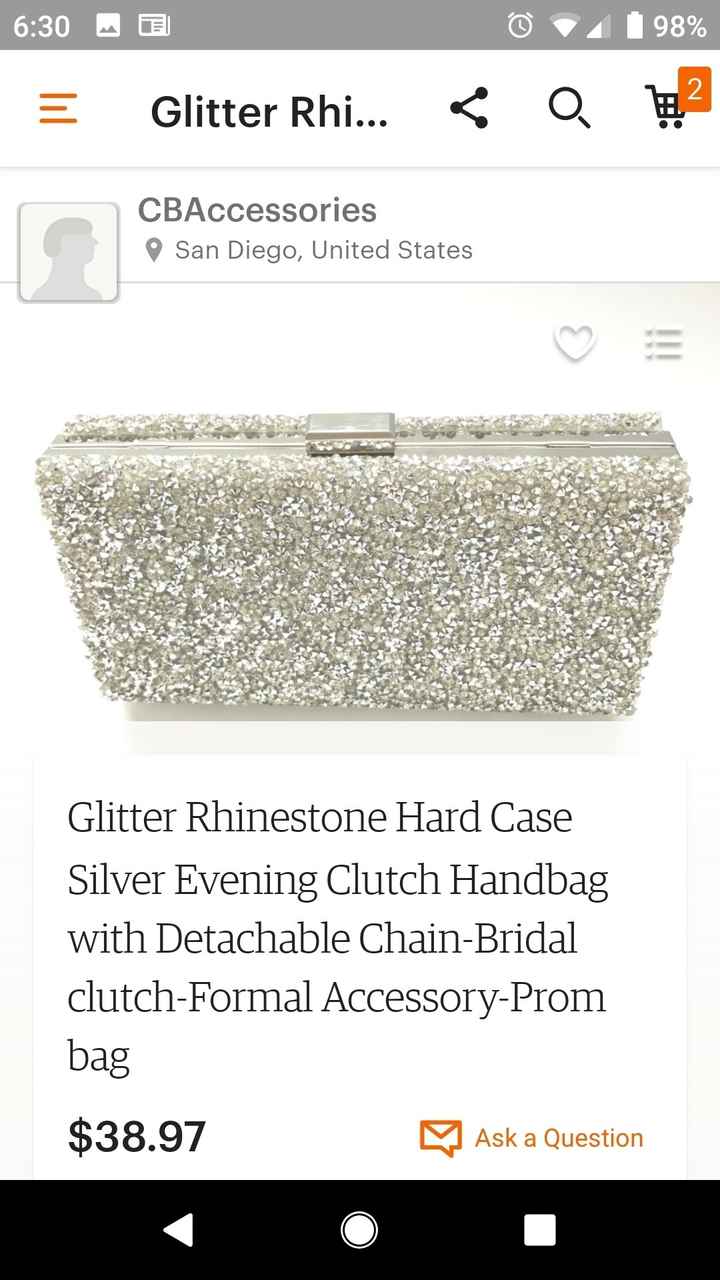 💫 Sparkly Bridal Clutches! - 1