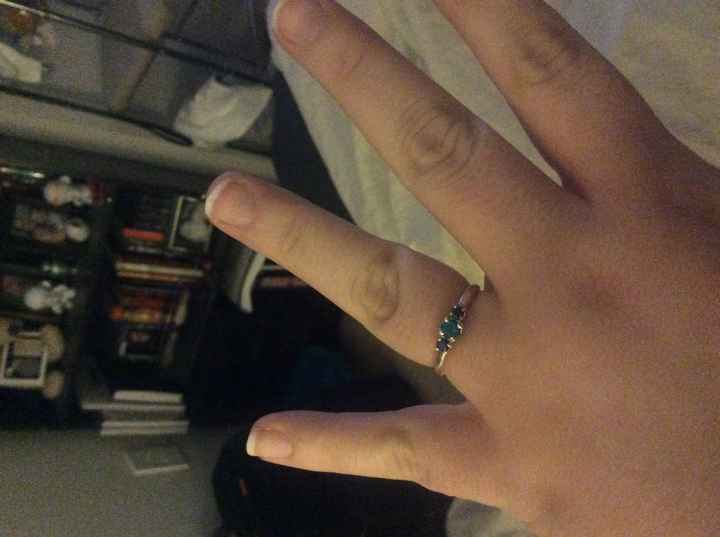 Rings with alt. Gemstone color and/or engravings?