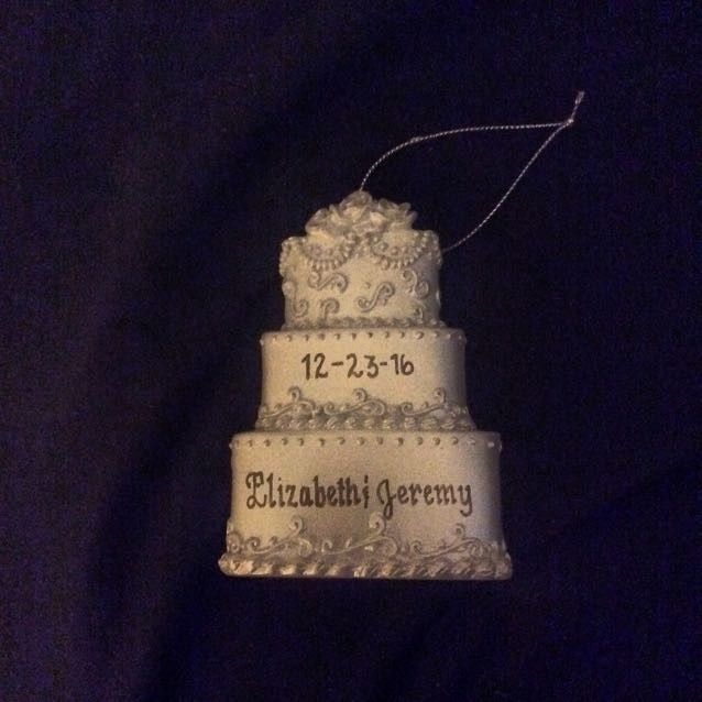 Engagement Christmas ornaments!