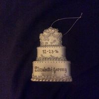 Engagement Christmas ornaments!