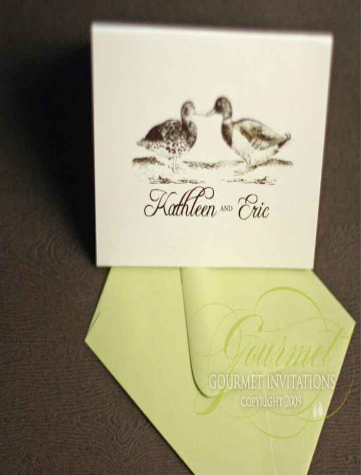 Invitation/save the dates - 1