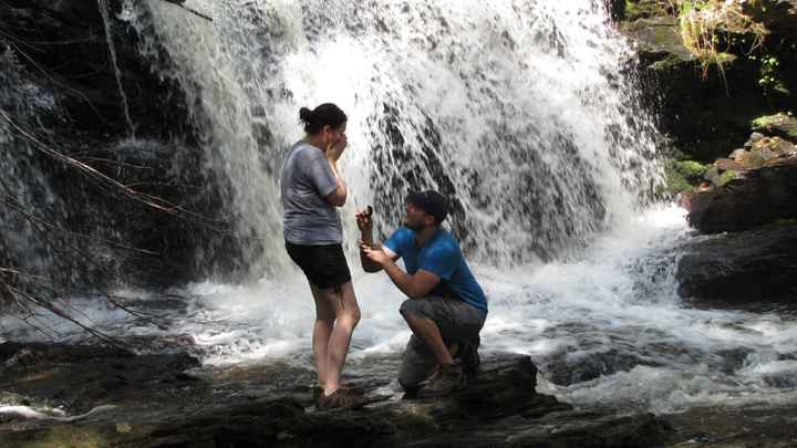 Was your family there for the proposal?
