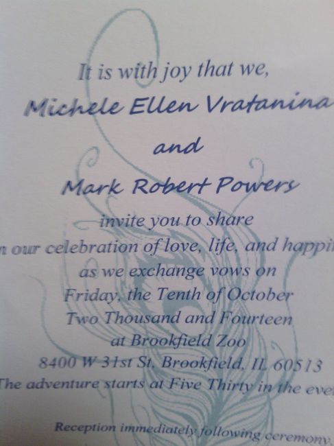 Wedding invitation font... what did you use?