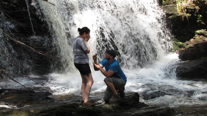 Was your family there for the proposal?