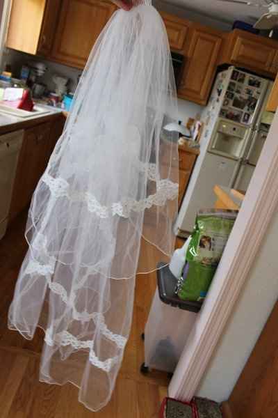 Finally finished my veil!! Pics included :)