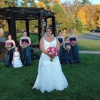 Show me your bridesmaid dresses with your wedding dress!